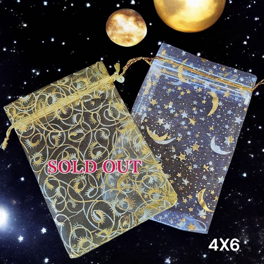 Organza Bags Silver 4X6, 40 count! NEW WITHOUT TAGS SWEET AND SPARKLY